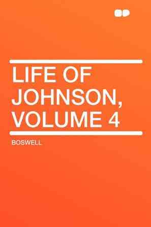 Life of Johnson, Volume 4